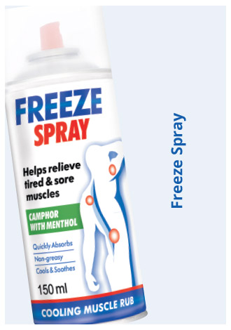 Hot & Icy Freeze Cooling Muscle Rub Spray